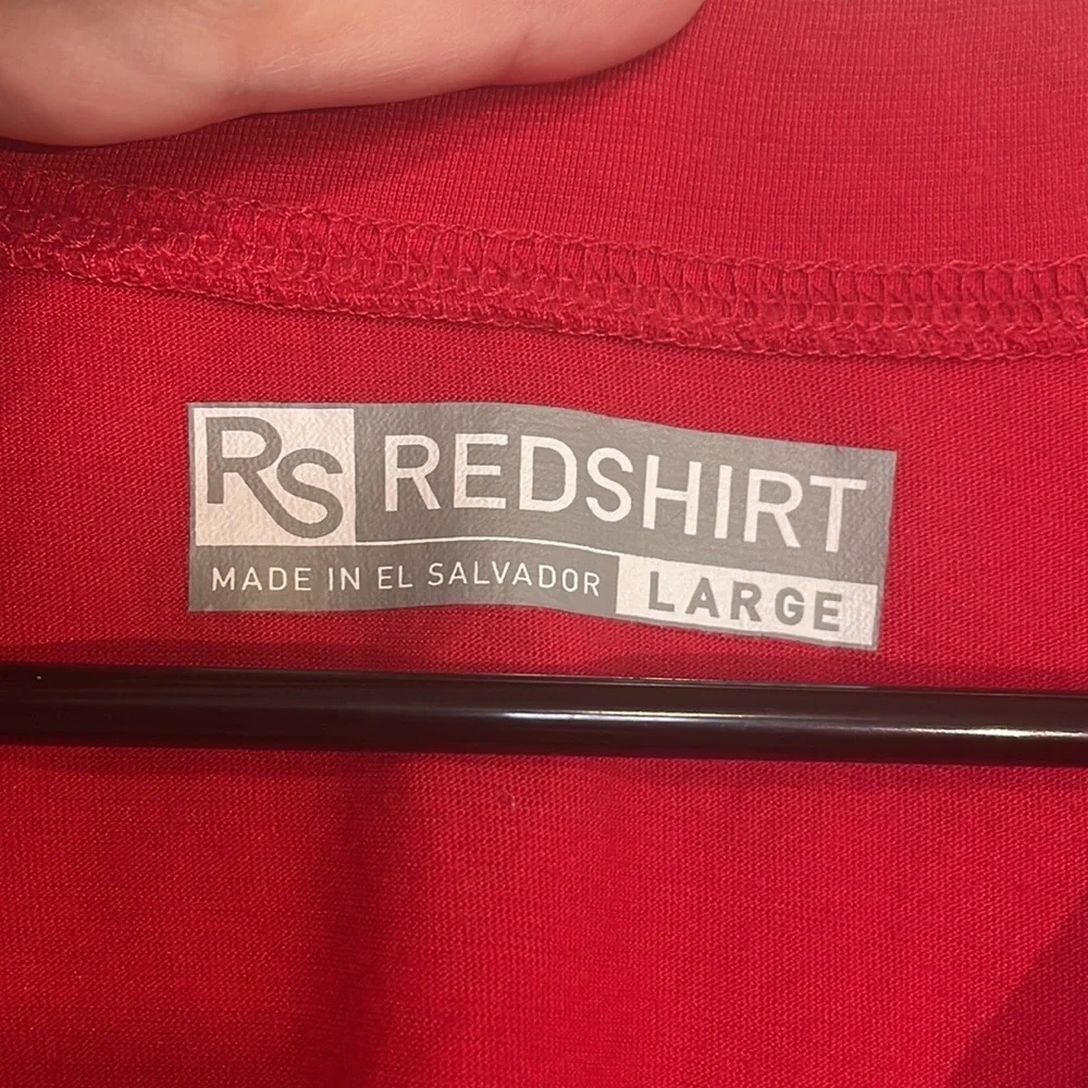 Marist College Red Short Sleeve V-Neck - Picture 3 of 5